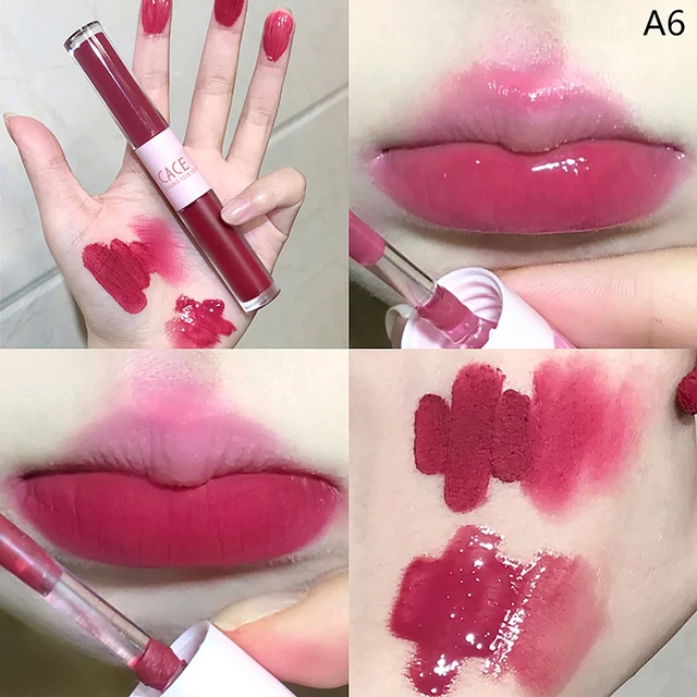 Lip Tint Korean - ملمع شفاه مخملي غير لامع برأس