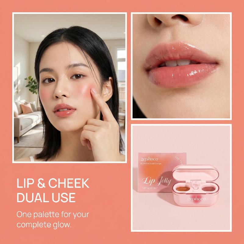 ملمع شفاه جيلي بلونين، تينت شف - مراجعة Lip Tint Korean وسعره