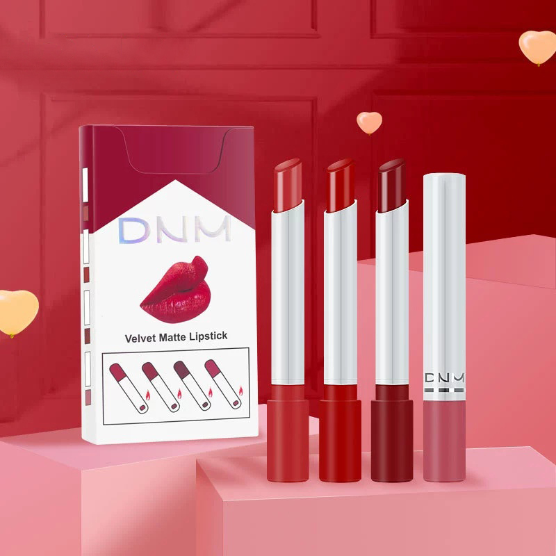 مجموعة من 4 قطع أحمر شفاه كوري - مراجعة Lip Tint Korean وسعره