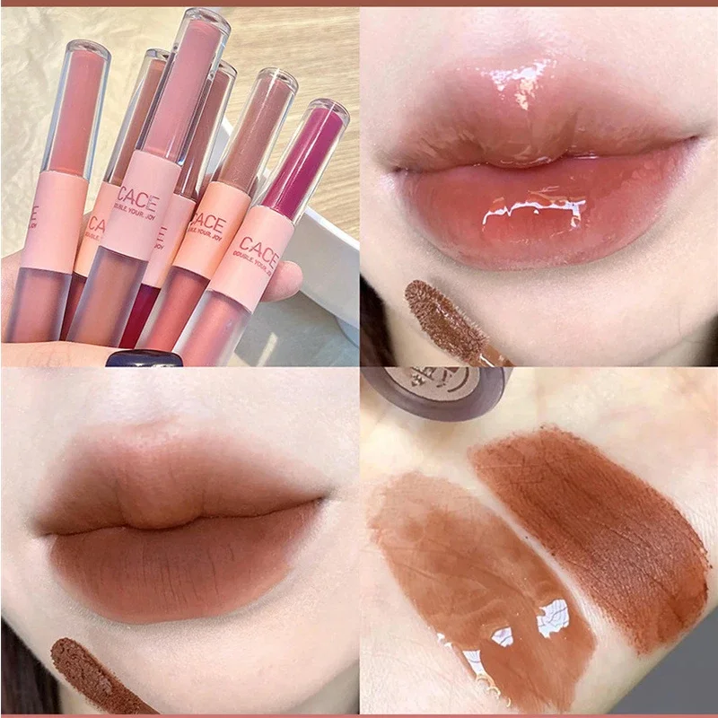 ملمع شفاه مخملي غير لامع برأس  - مراجعة Lip Tint Korean وسعره
